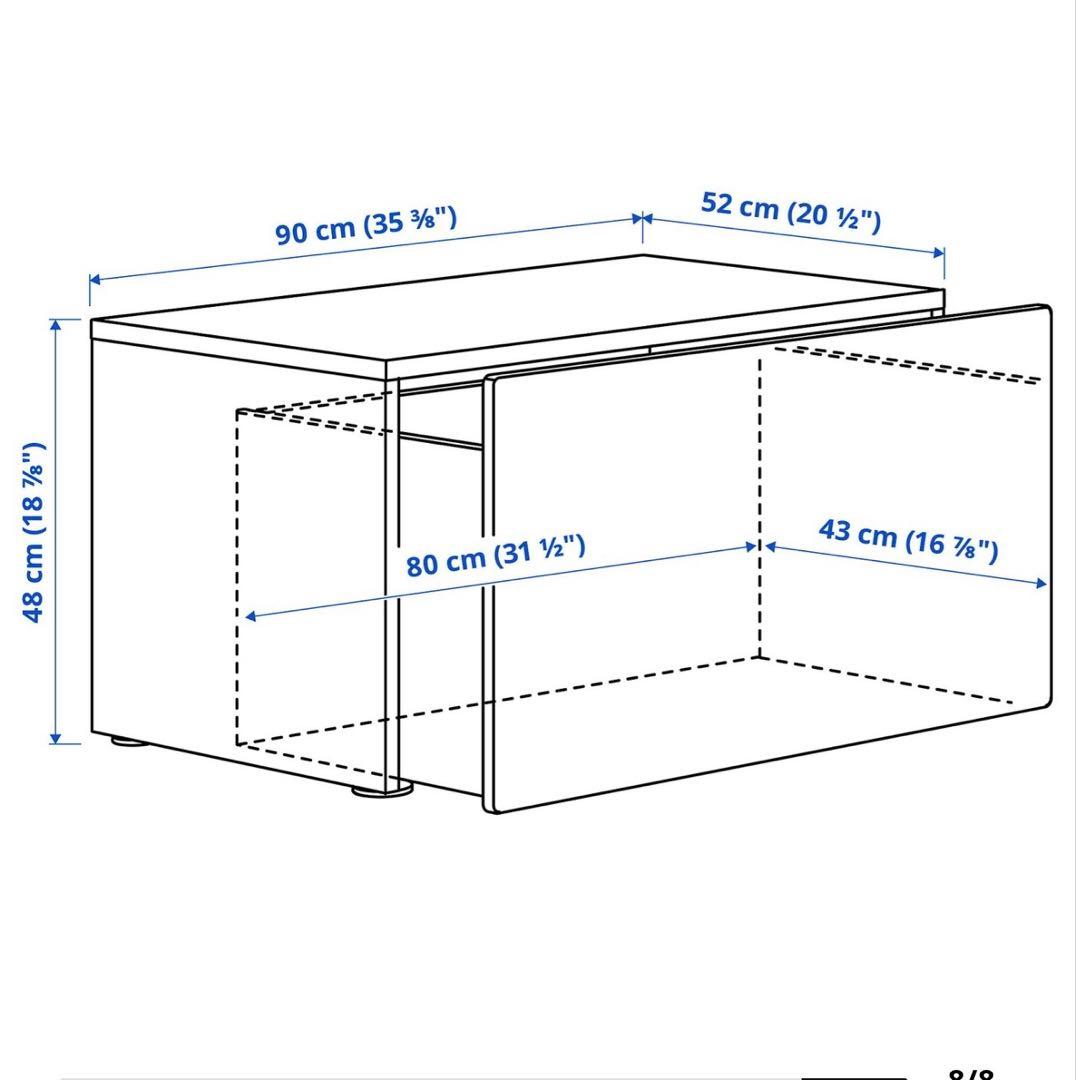 SMÅSTAD スモースタード ベンチ 収納付き①