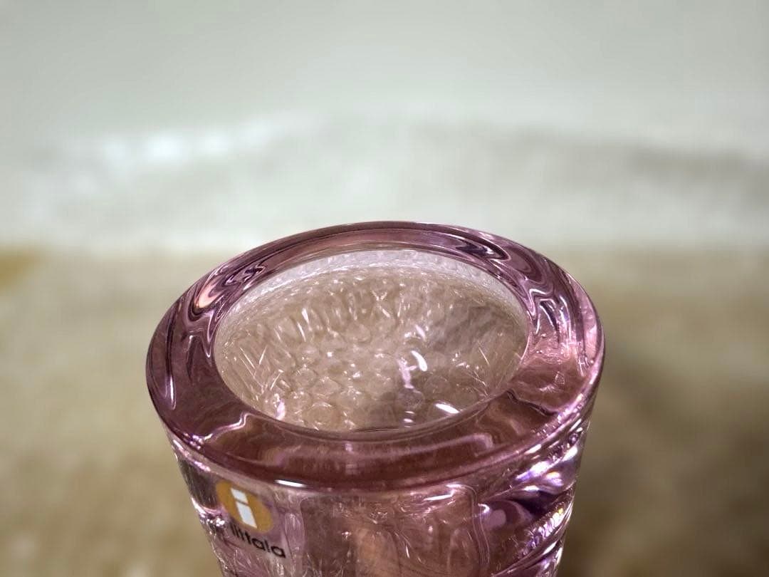 ま*ゆ様  kivi ガラスキャンドルホルダー 2個セット　黄色