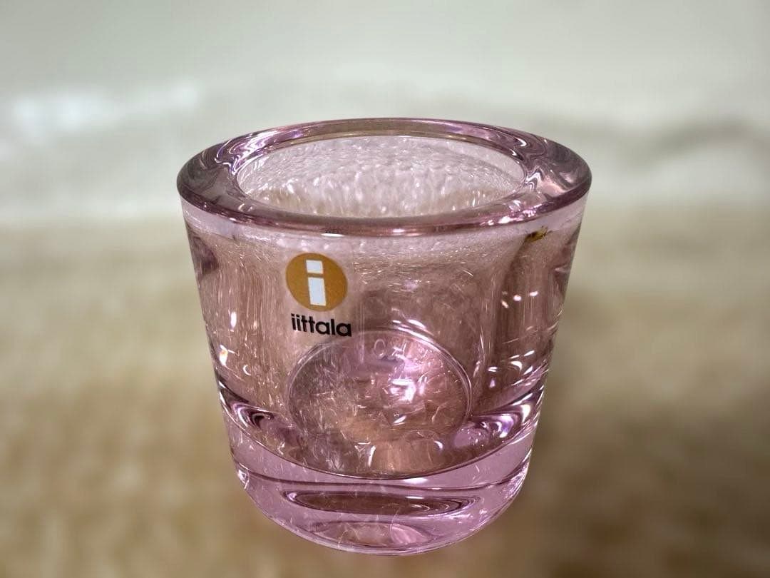 ま*ゆ様  kivi ガラスキャンドルホルダー 2個セット　黄色