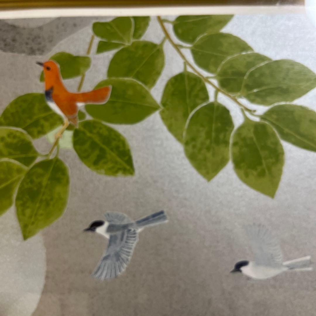 レア！！！　上村淳之 シルクスクリーン 鳥の四季