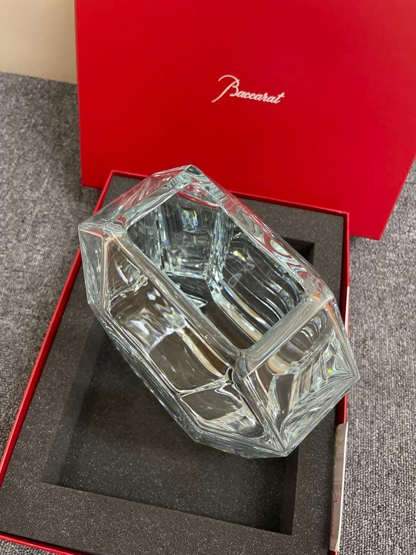 Baccarat バカラ クリアベース オクトゴン　定価¥198,000