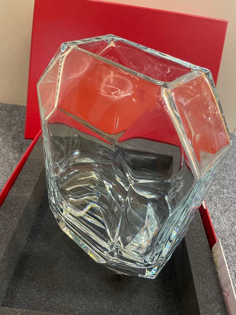 Baccarat バカラ クリアベース オクトゴン　定価¥198,000