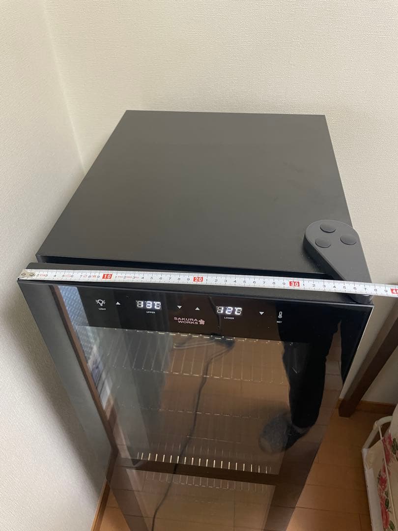 【美品】さくら製作所 低温冷蔵機能付きワインセラー SB38 （38本収納）