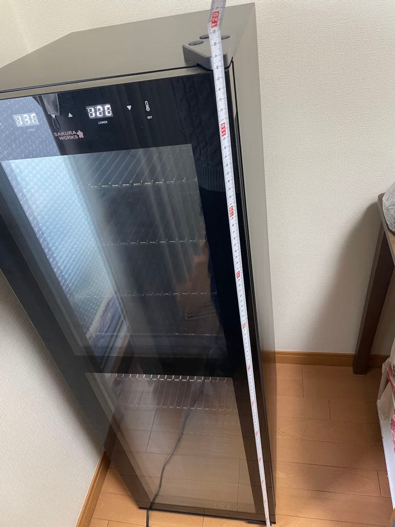 【美品】さくら製作所 低温冷蔵機能付きワインセラー SB38 （38本収納）