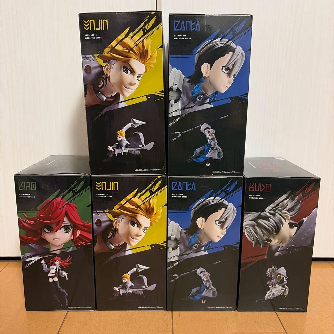 ガチアクタ　ルド　ザンカ　リヨウ　エンジン　フィギュア6体セット