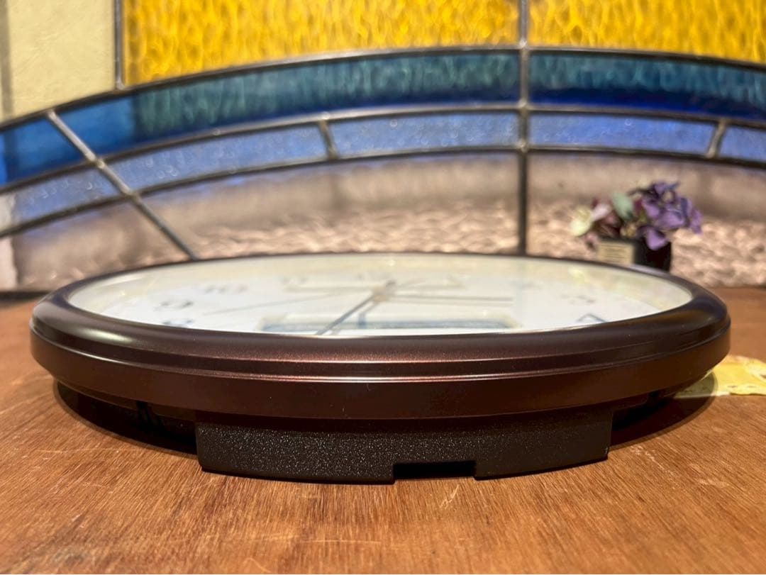 SEIKO セイコー 掛時計 KX348B 温度計 湿度計 電波時計