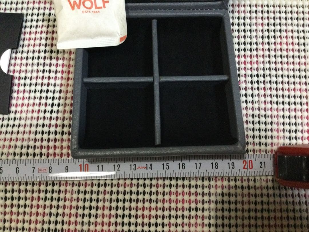 WOLF Howard 4pc Cufflink Box小物入れボックス未使用品