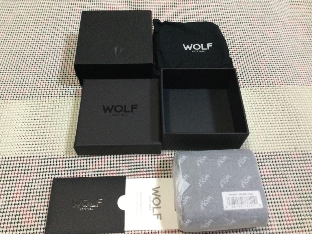 WOLF Howard 4pc Cufflink Box小物入れボックス未使用品