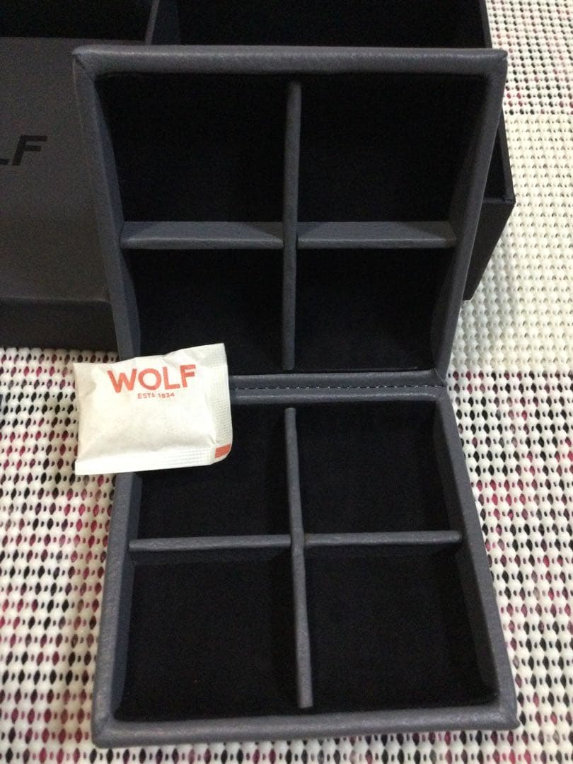 WOLF Howard 4pc Cufflink Box小物入れボックス未使用品