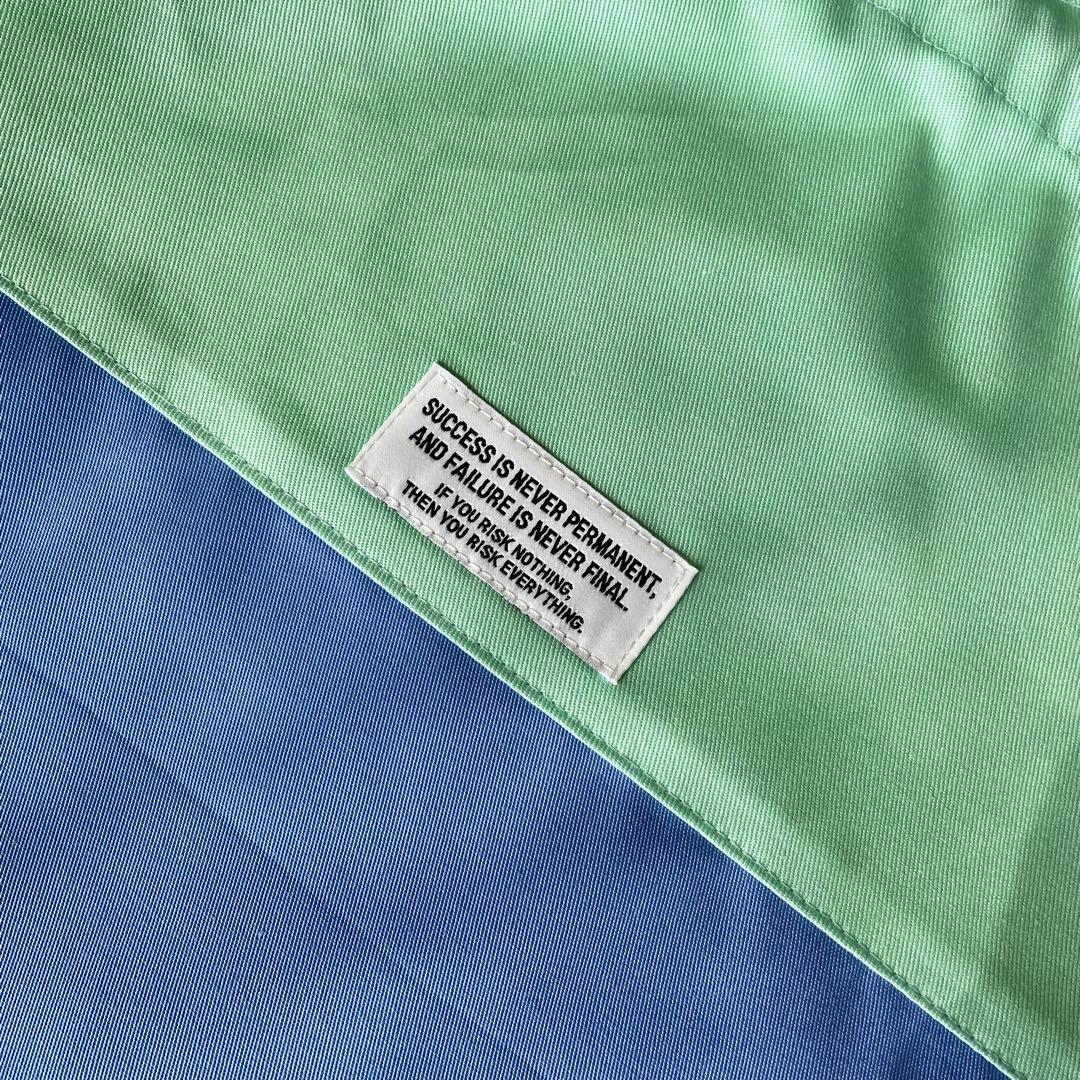 バイカラーの3点セット＊ミントブルー