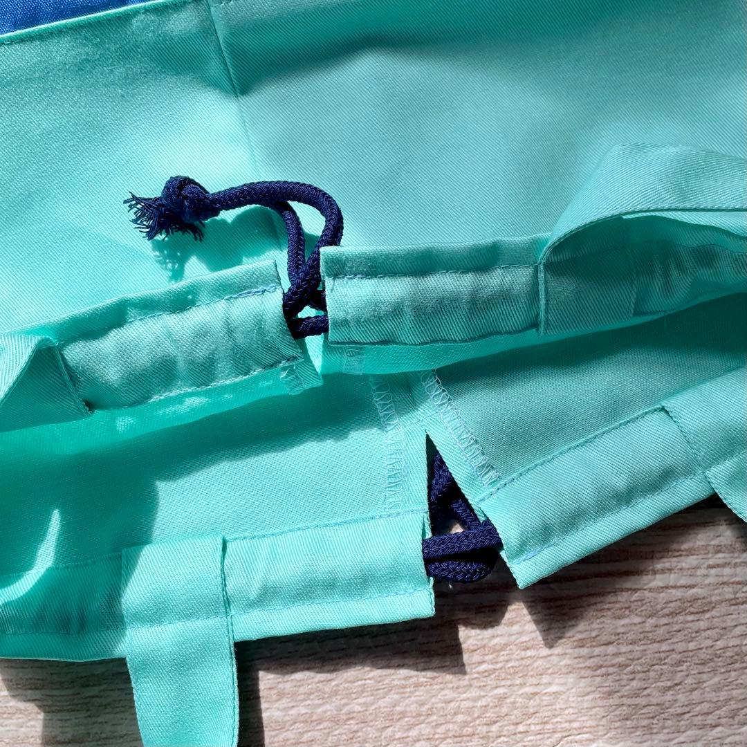 バイカラーの3点セット＊ミントブルー