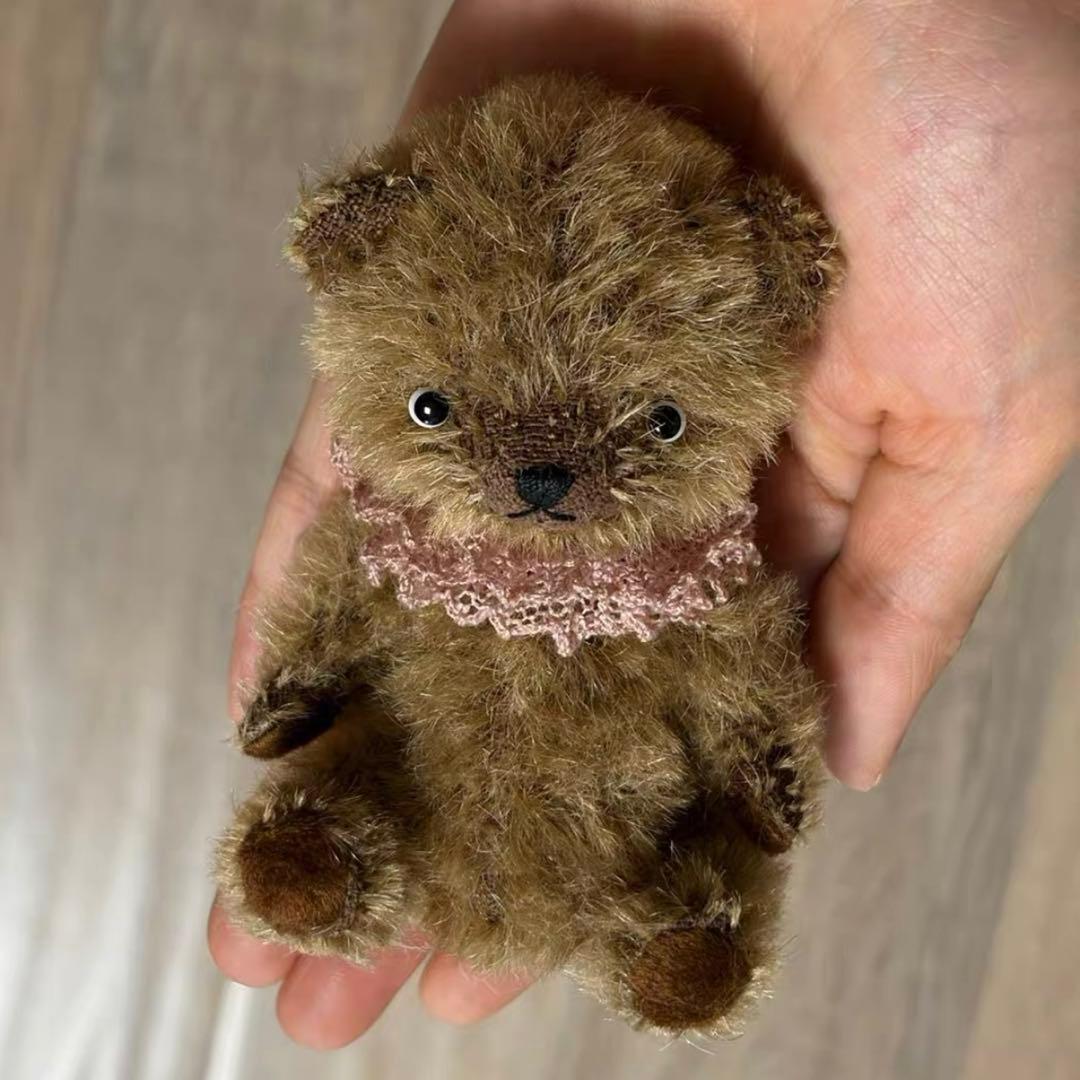 双子栗熊 テディベア アーティストベア 海外作家様 ハンドメイド ぬいぐるみ