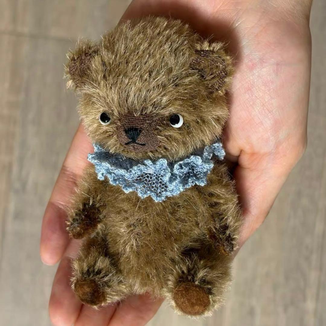 双子栗熊 テディベア アーティストベア 海外作家様 ハンドメイド ぬいぐるみ