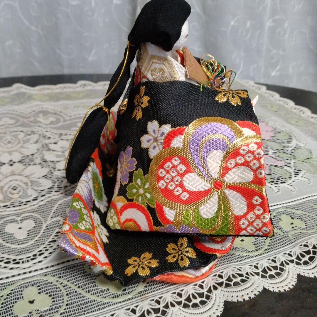 高級正絹帯地手作りお雛様