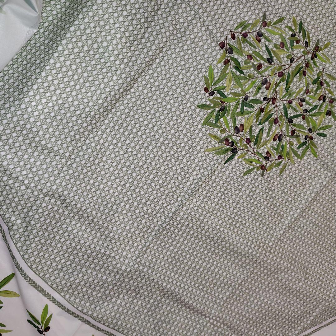 南仏プロバンスプリントテーブルクロス「ニョンスカーキ」