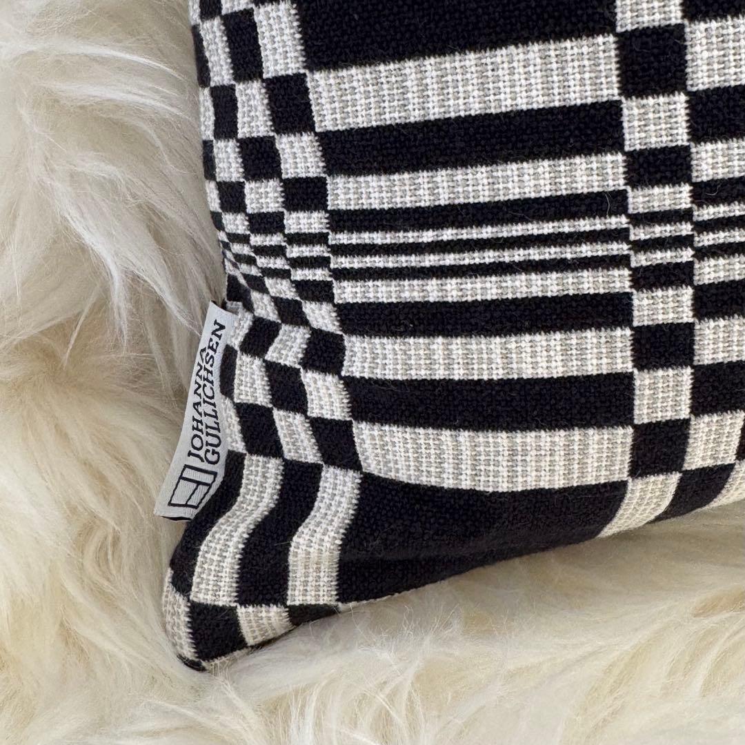 ［美品］ヨハンナ グリクセン　クッションカバー　ドリス　Black