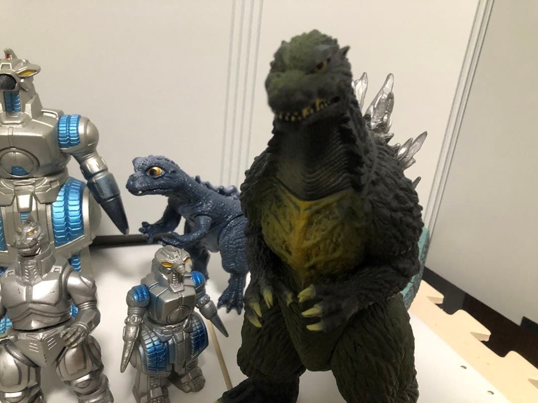 ゴジラ　メカゴジラ　ベビーゴジラ　フォースモゲラ　ソフビ　セット