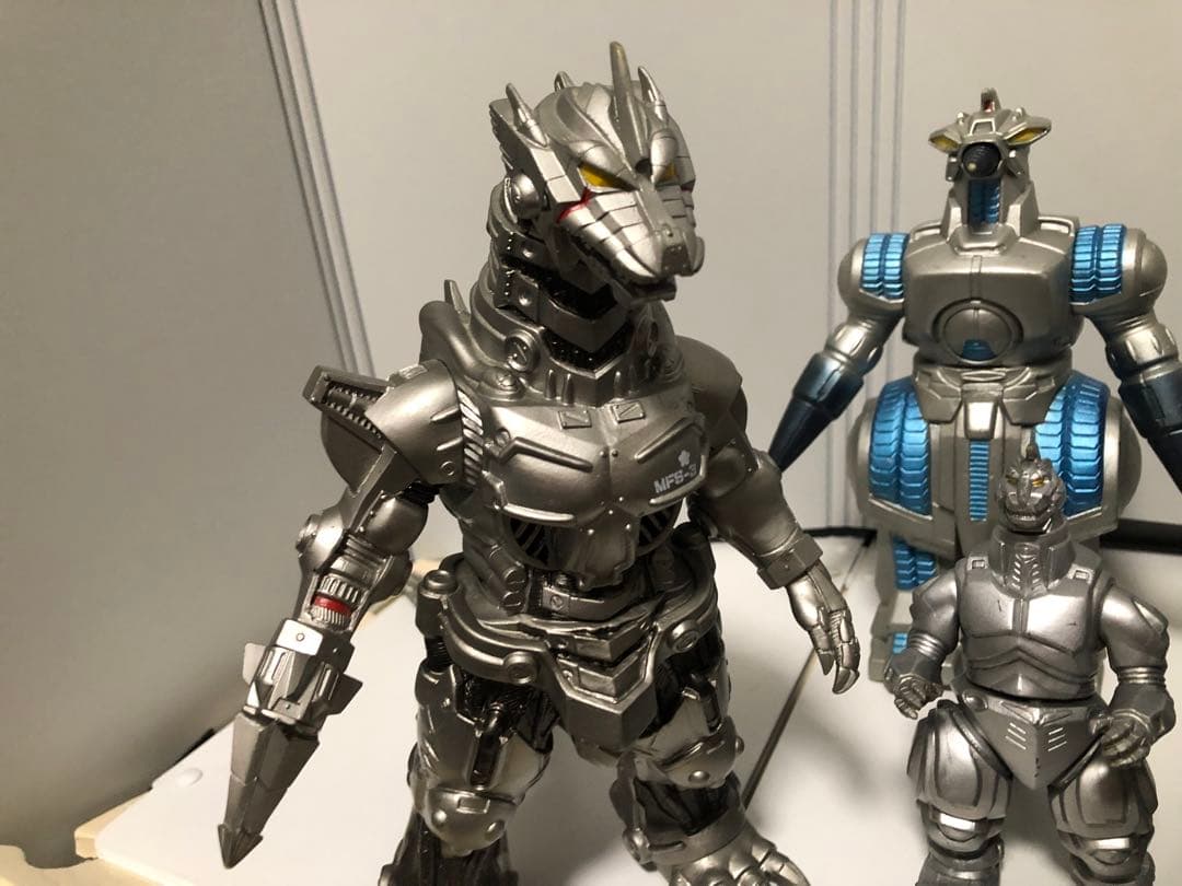 ゴジラ　メカゴジラ　ベビーゴジラ　フォースモゲラ　ソフビ　セット