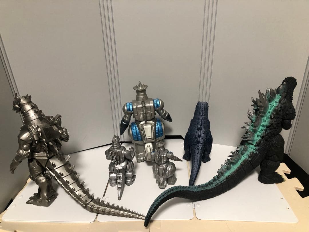 ゴジラ　メカゴジラ　ベビーゴジラ　フォースモゲラ　ソフビ　セット