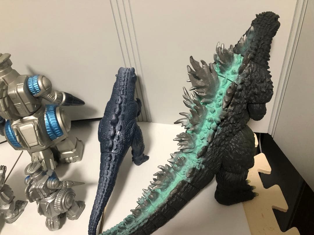 ゴジラ　メカゴジラ　ベビーゴジラ　フォースモゲラ　ソフビ　セット
