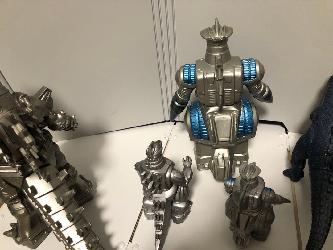 ゴジラ　メカゴジラ　ベビーゴジラ　フォースモゲラ　ソフビ　セット