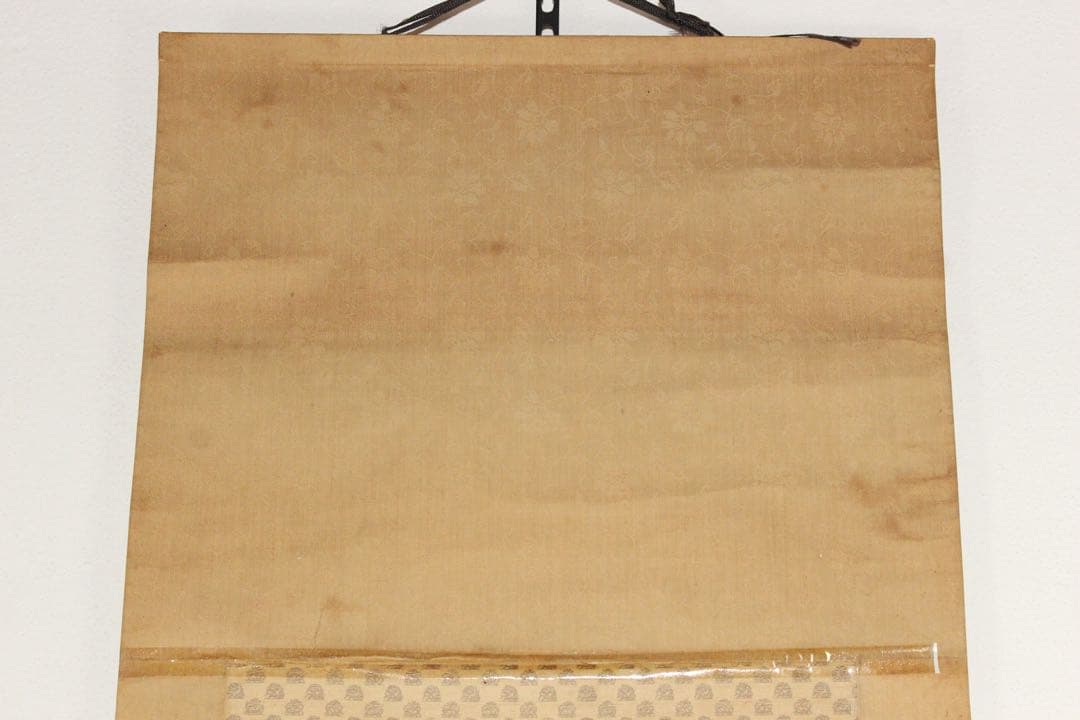 No5396 掛軸　片山秀陵　花鳥図　絹本着色　合箱　日本画　古美術　送料無料