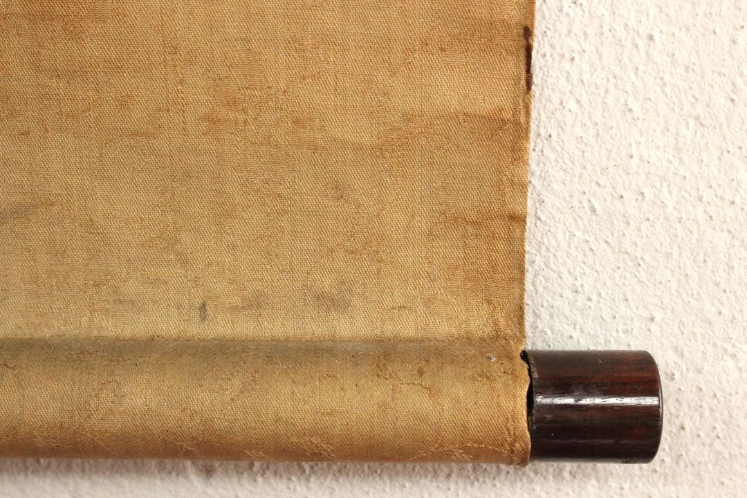 No5396 掛軸　片山秀陵　花鳥図　絹本着色　合箱　日本画　古美術　送料無料