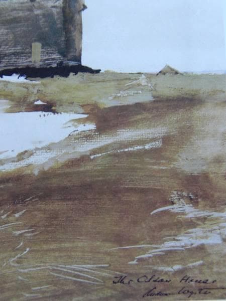 Andrew Wyeth、THE OLSON HOUSE、希少画集画、新品高級額