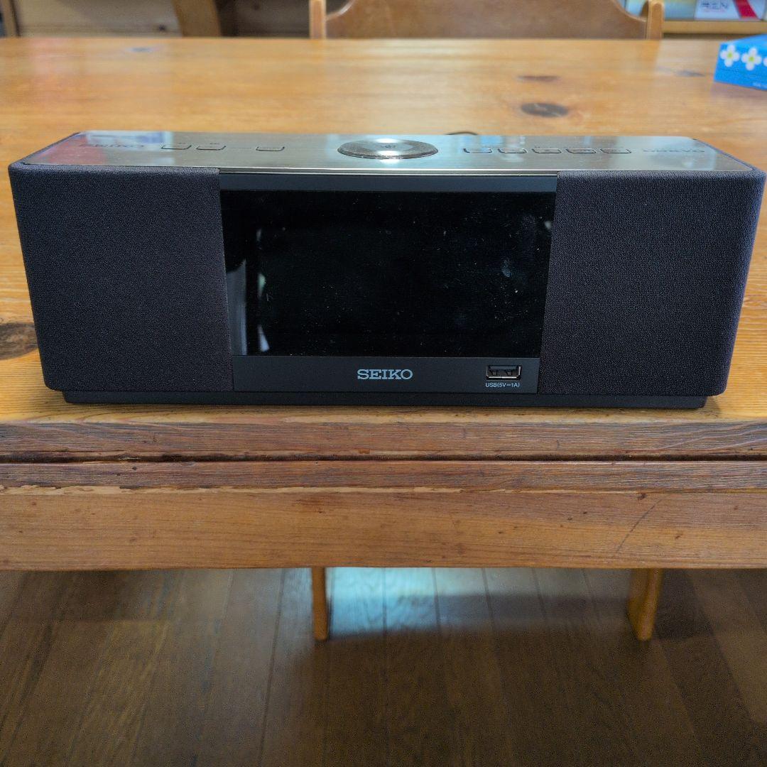 SEIKO ONKYO デジタル時計 ONKYOスピーカー、Brutus内蔵
