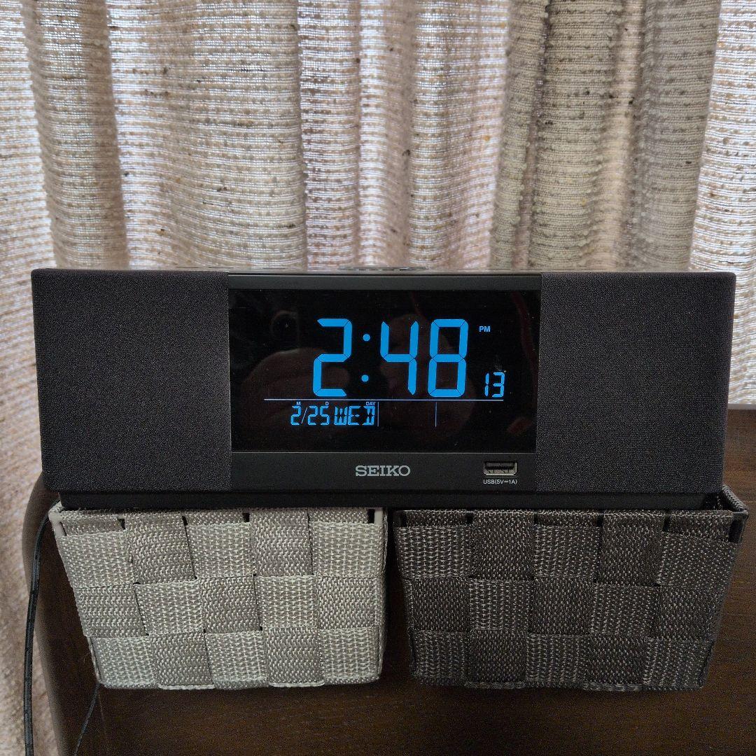 SEIKO ONKYO デジタル時計 ONKYOスピーカー、Brutus内蔵