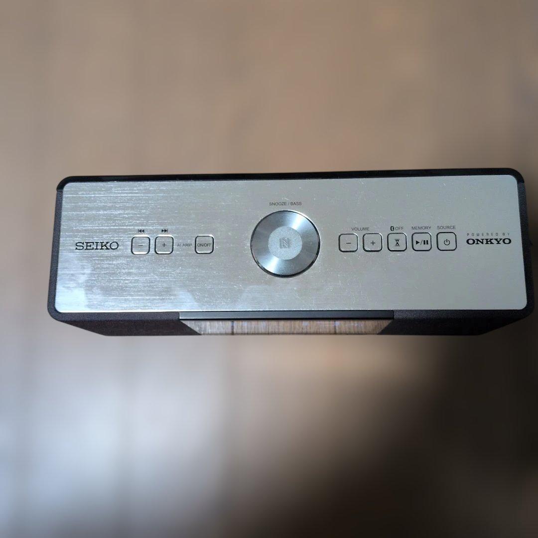 SEIKO ONKYO デジタル時計 ONKYOスピーカー、Brutus内蔵