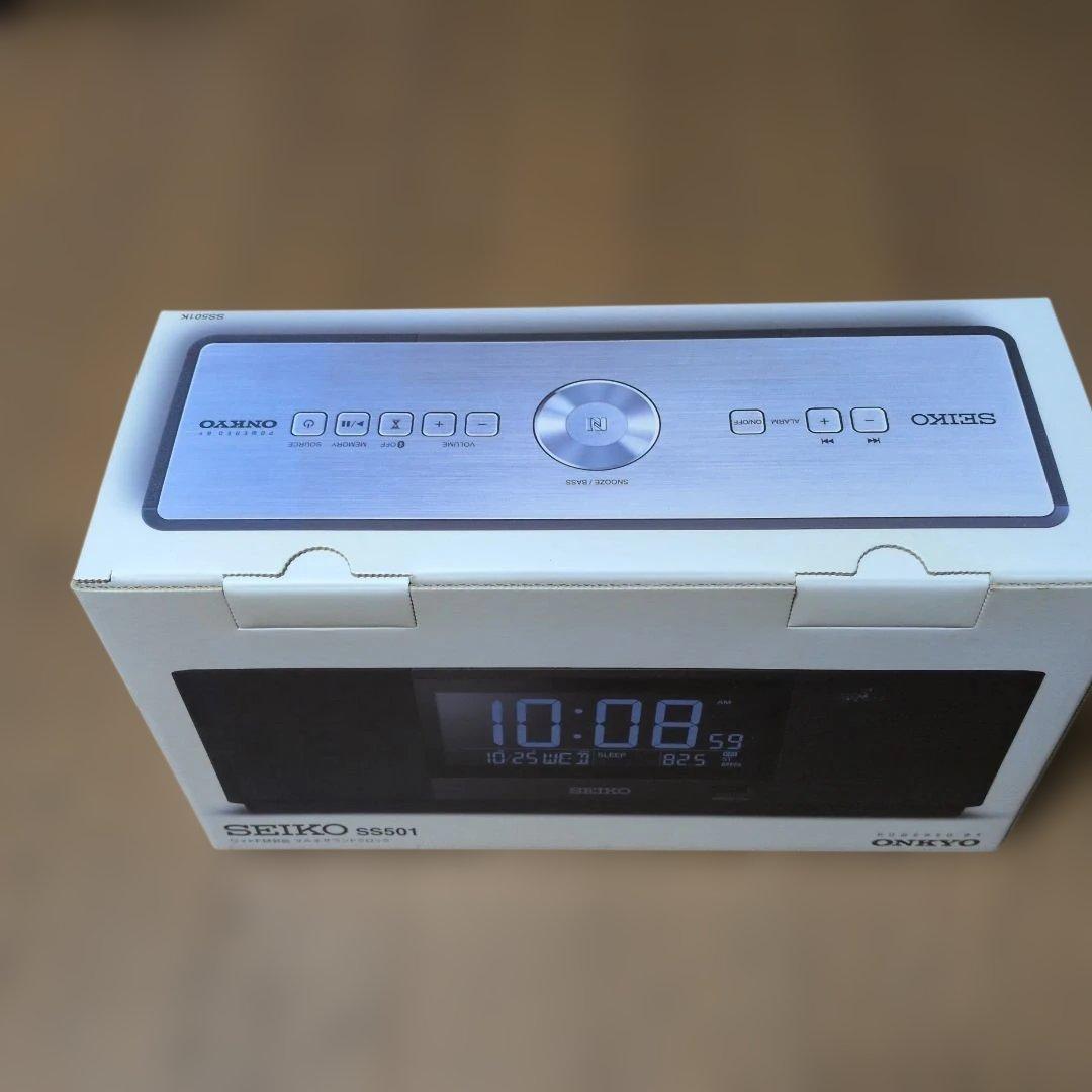SEIKO ONKYO デジタル時計 ONKYOスピーカー、Brutus内蔵