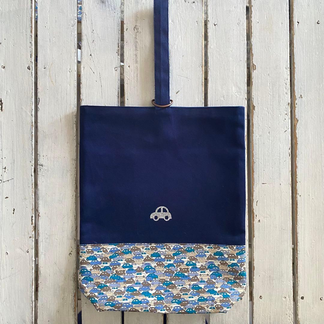 SUZU⋈*様☆男の子用リバティカーズ×ワッペンレッスンバッグ他オーダー