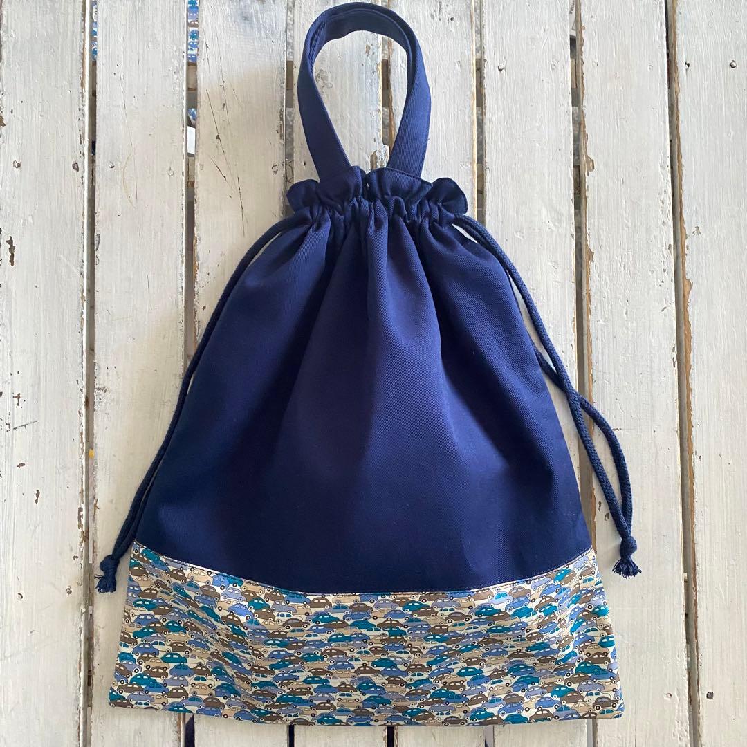 SUZU⋈*様☆男の子用リバティカーズ×ワッペンレッスンバッグ他オーダー