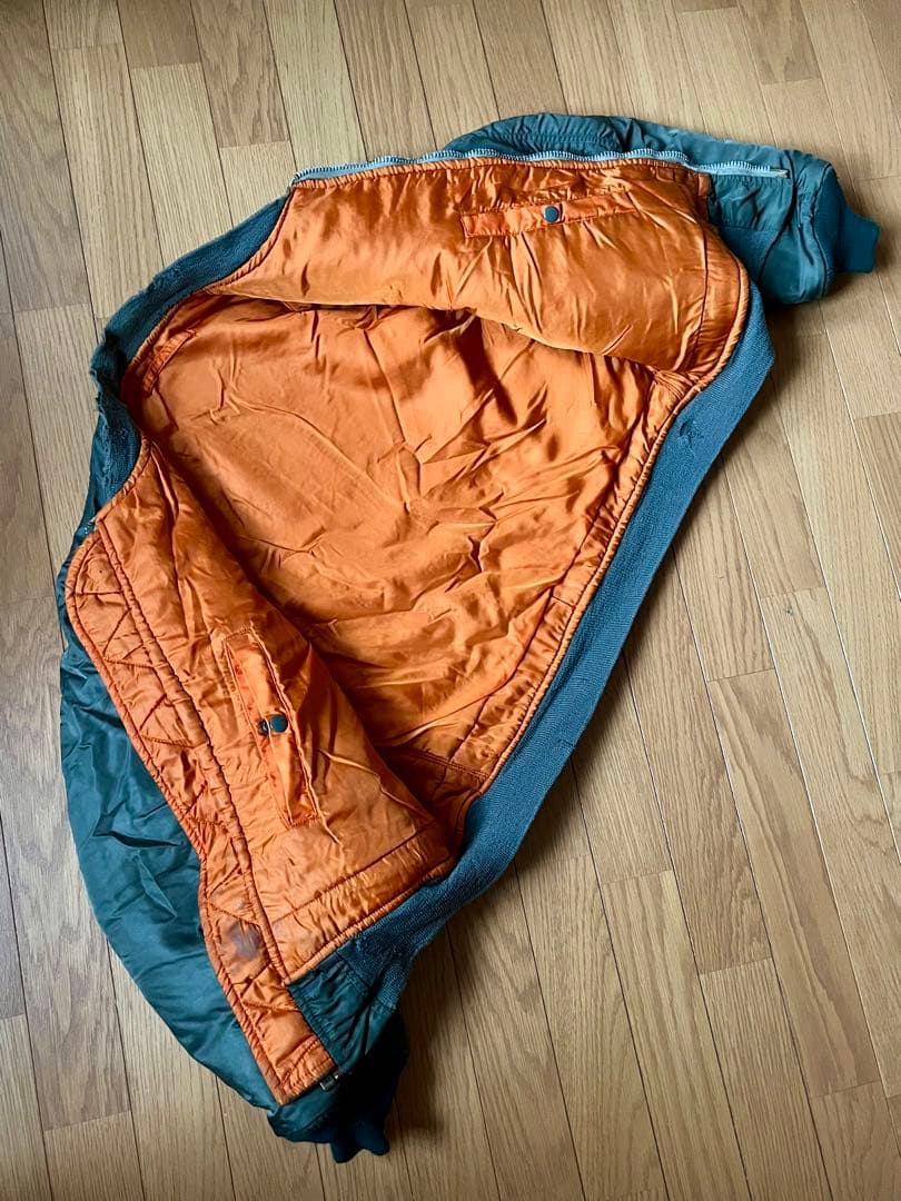 70's U.S.A.F MA-1 フライトジャケット 実物 Eタイプ Mサイズ