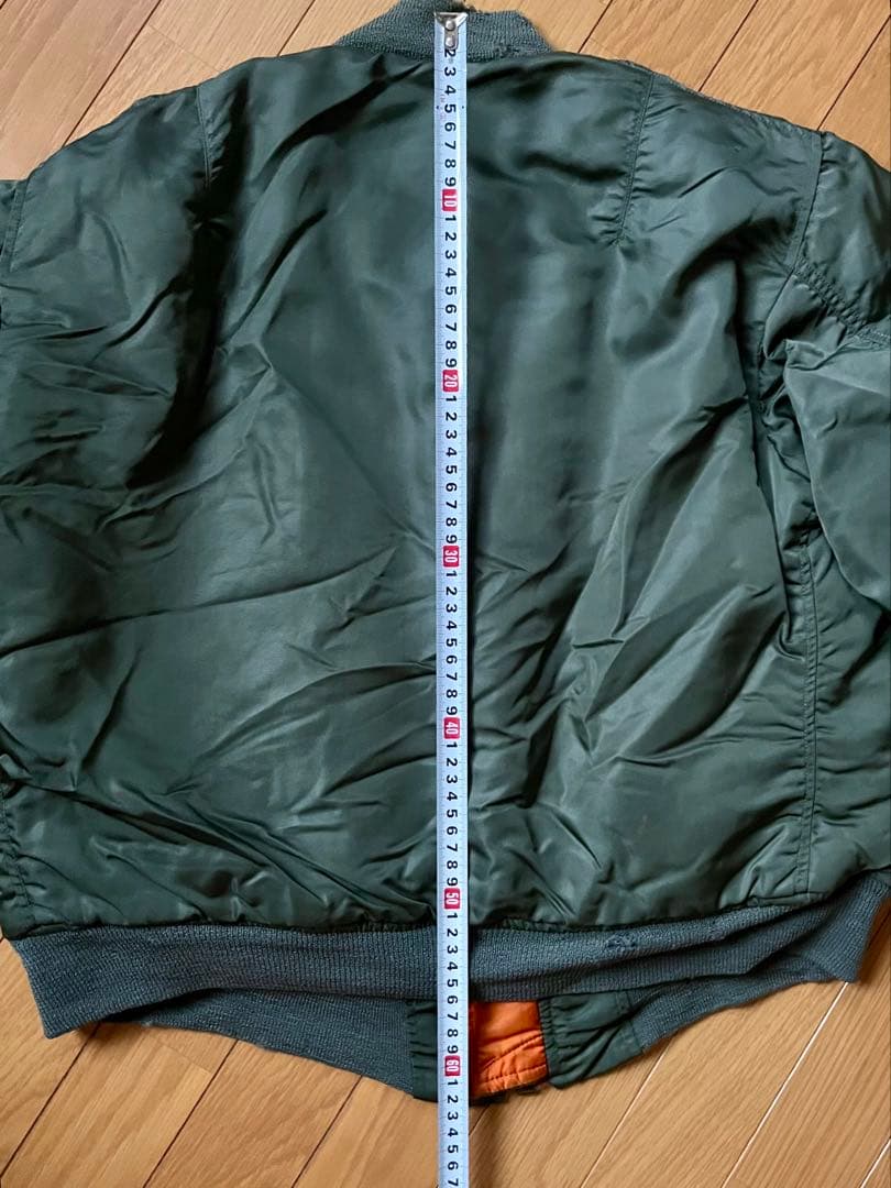 70's U.S.A.F MA-1 フライトジャケット 実物 Eタイプ Mサイズ