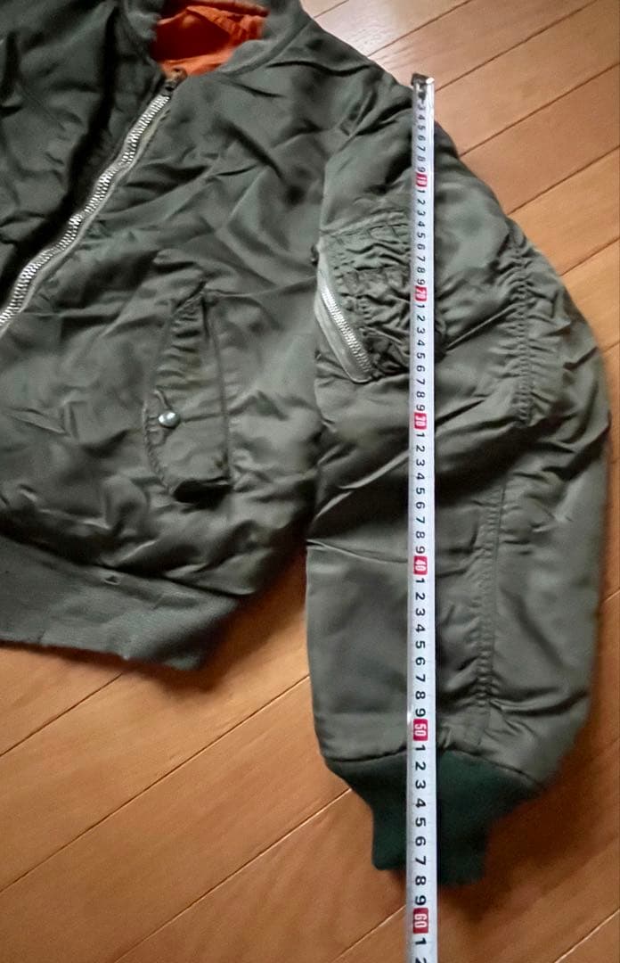 70's U.S.A.F MA-1 フライトジャケット 実物 Eタイプ Mサイズ