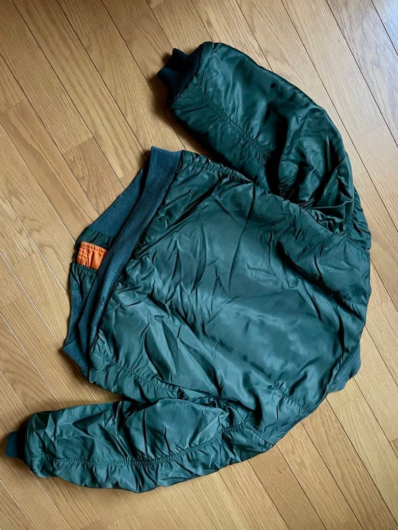 70's U.S.A.F MA-1 フライトジャケット 実物 Eタイプ Mサイズ