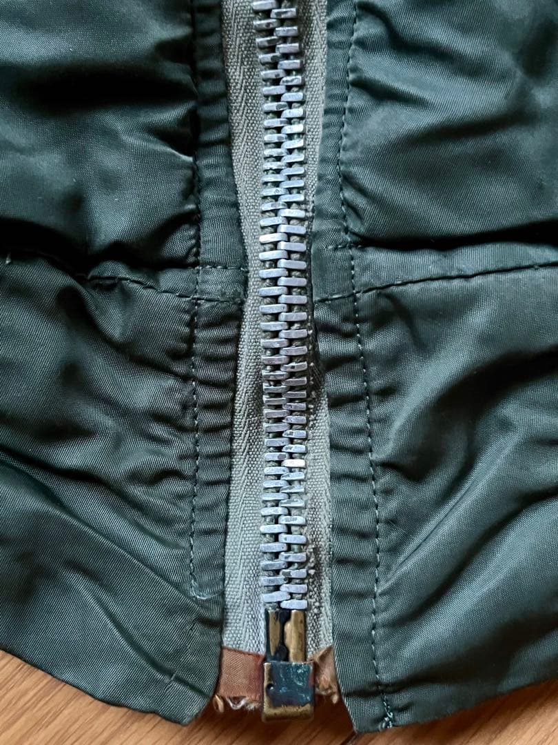 70's U.S.A.F MA-1 フライトジャケット 実物 Eタイプ Mサイズ