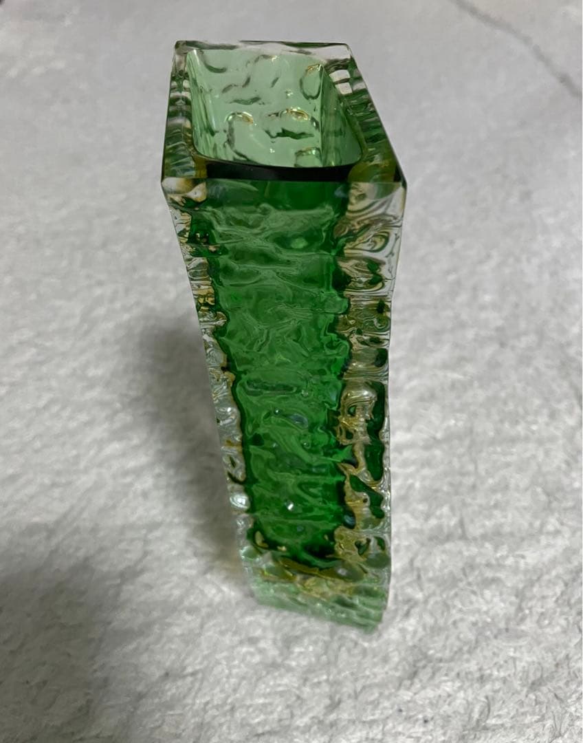 MURANO クリスタル　イタリア製　花瓶