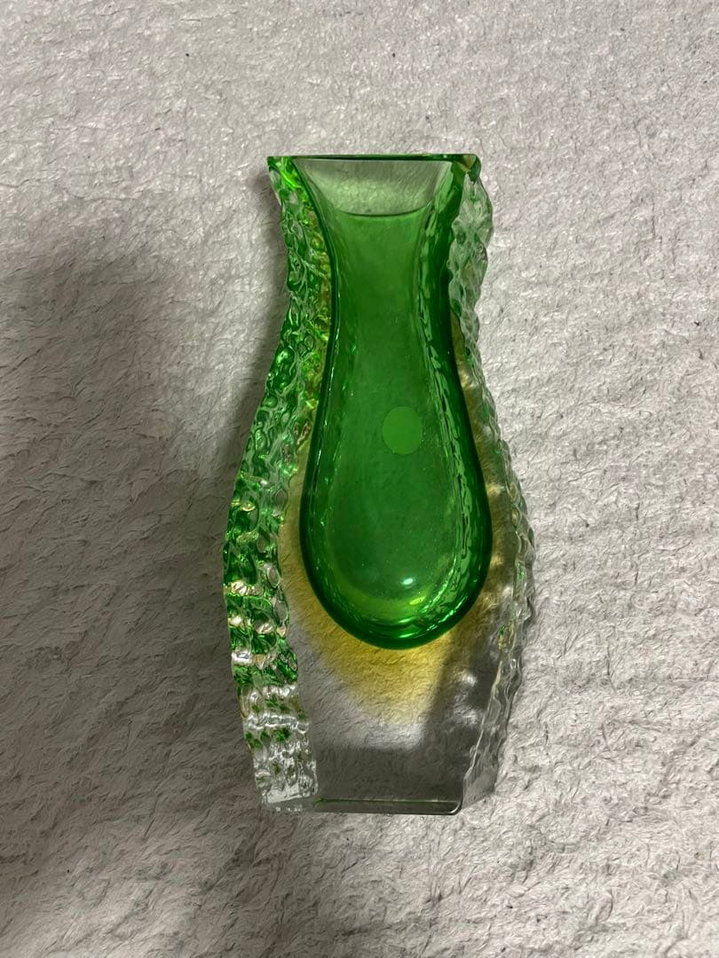 MURANO クリスタル　イタリア製　花瓶