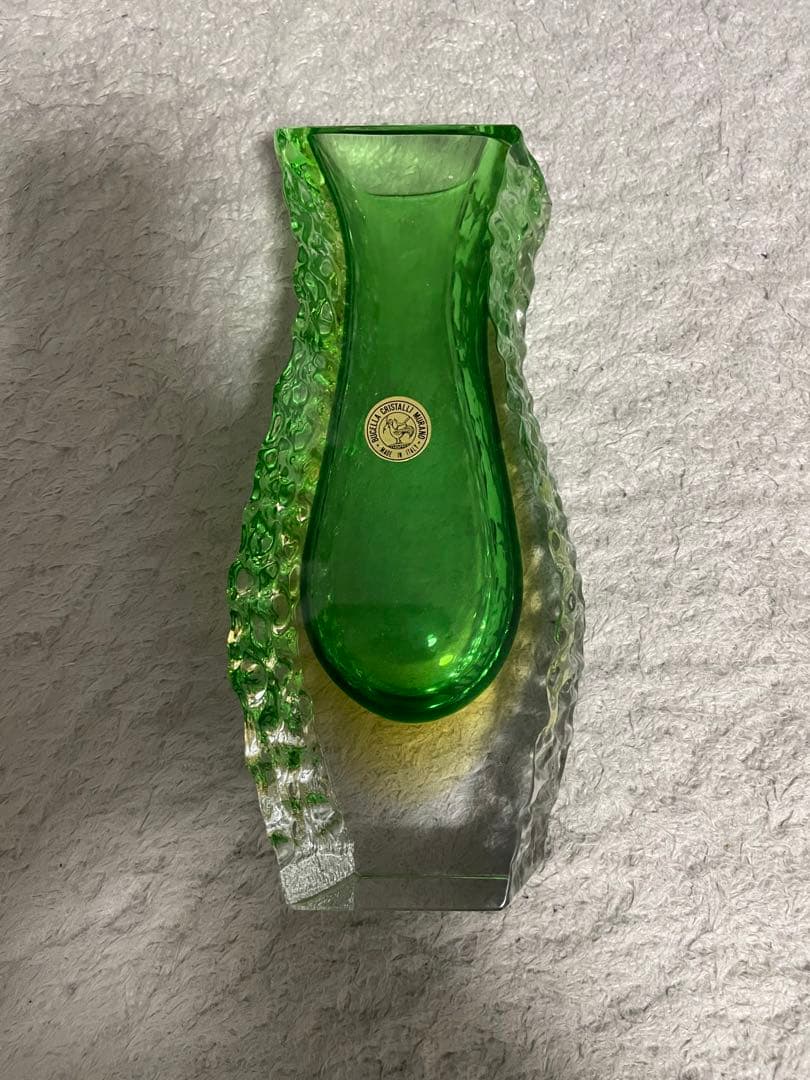 MURANO クリスタル　イタリア製　花瓶