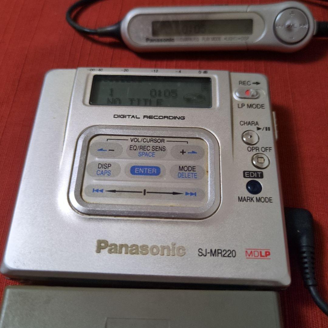 Panasonic SJ-MR220 ポータブルMDプレーヤー