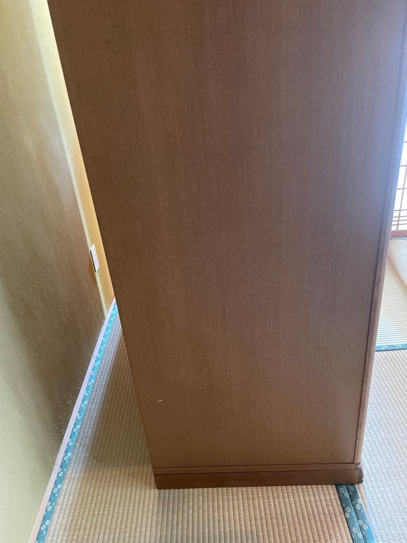 婚礼　和ダンス　桐木目調 3扉衣類収納