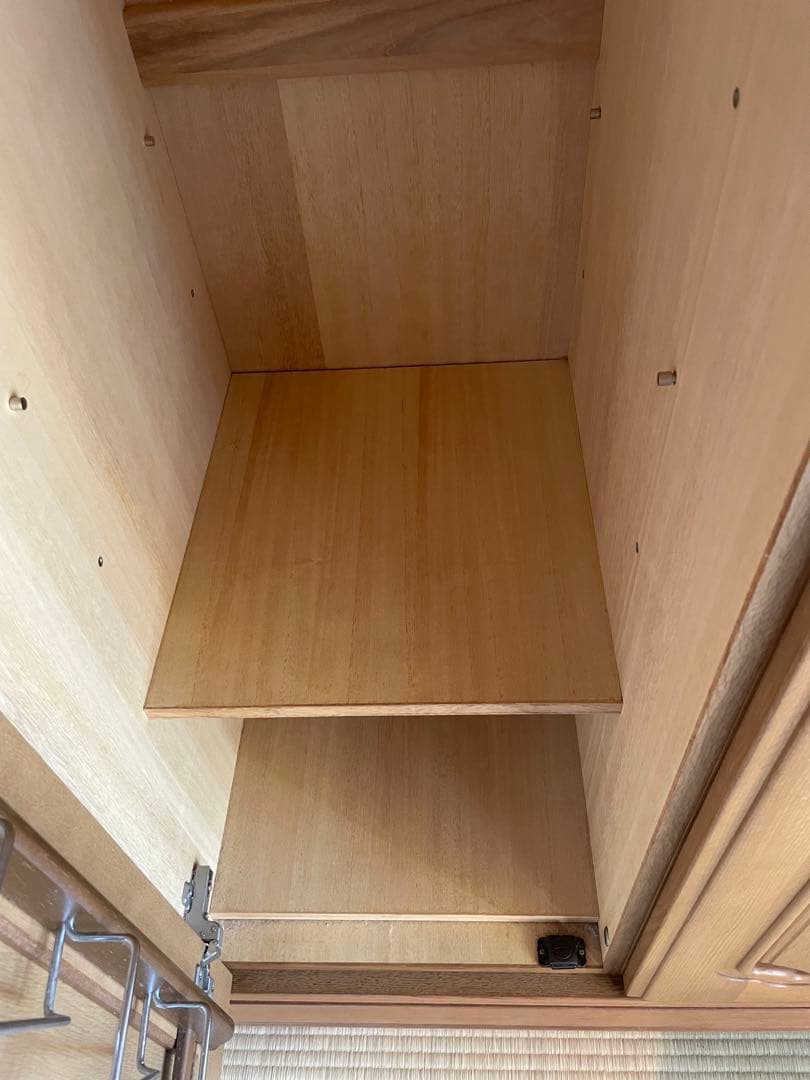 婚礼　和ダンス　桐木目調 3扉衣類収納