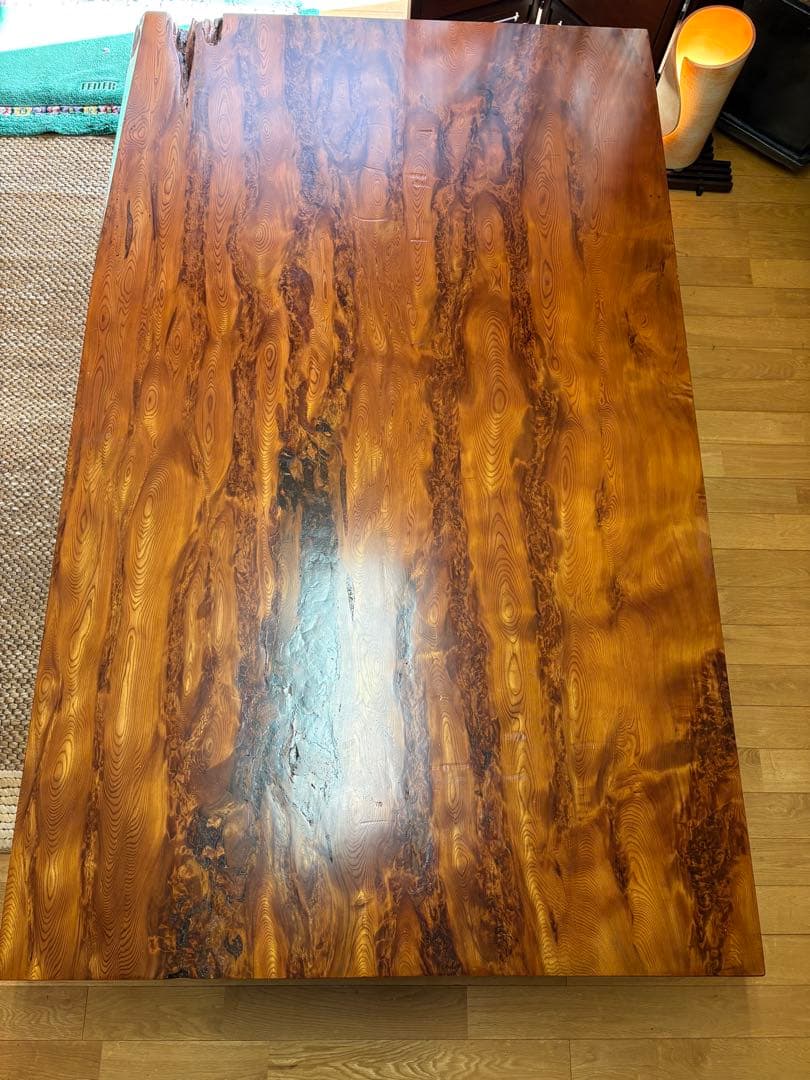 屋久杉一枚板　テーブル　机　希少