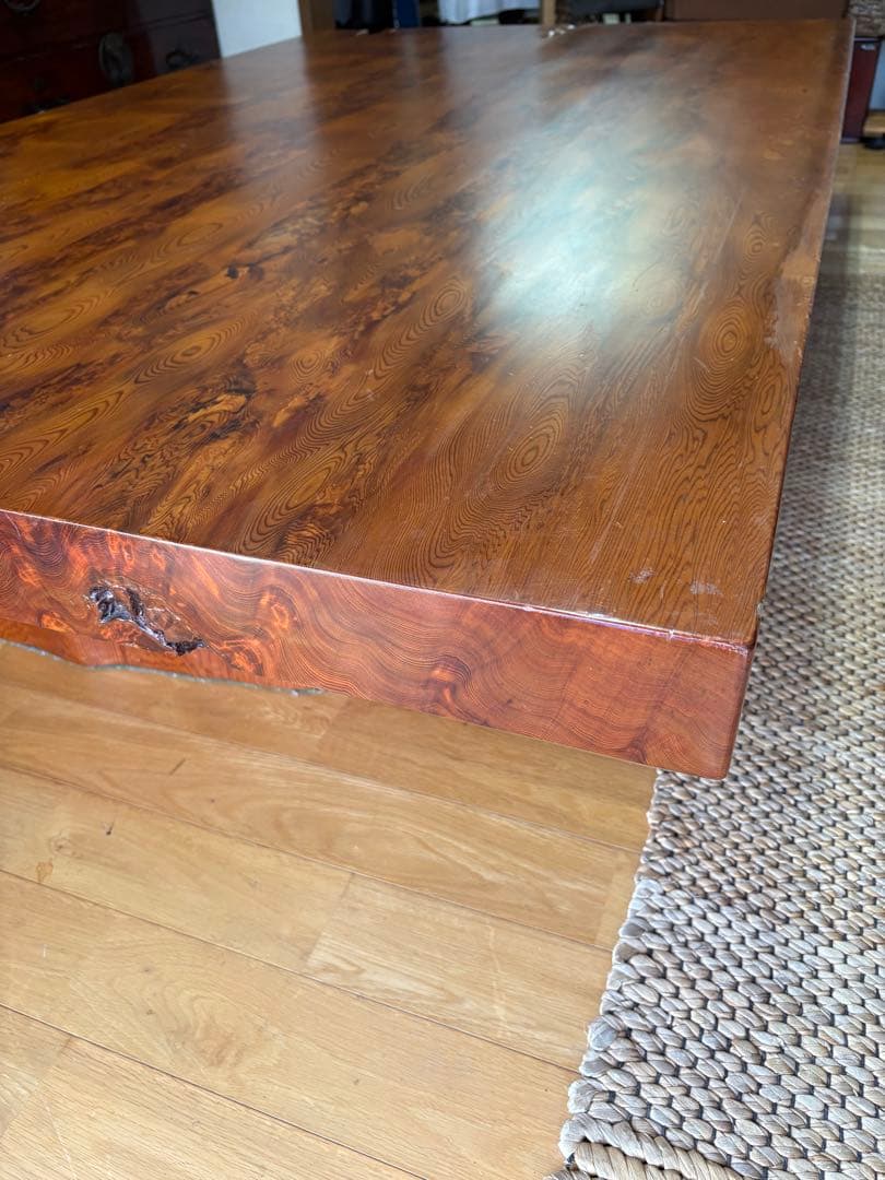 屋久杉一枚板　テーブル　机　希少