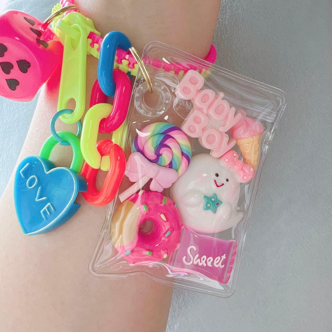 No.250A キャンディバッグ 50個セット ブレスレット キーホルダー