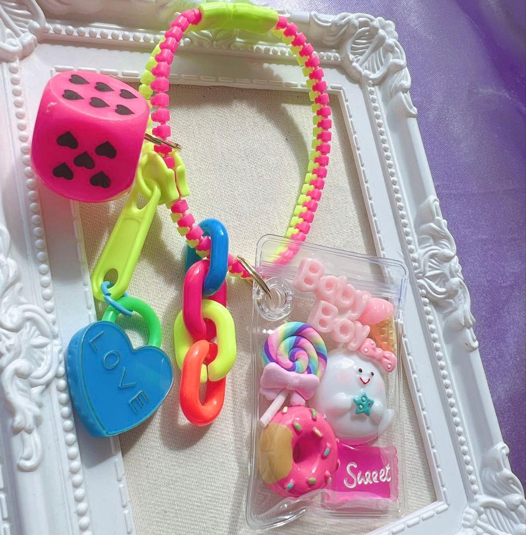 No.250A キャンディバッグ 50個セット ブレスレット キーホルダー