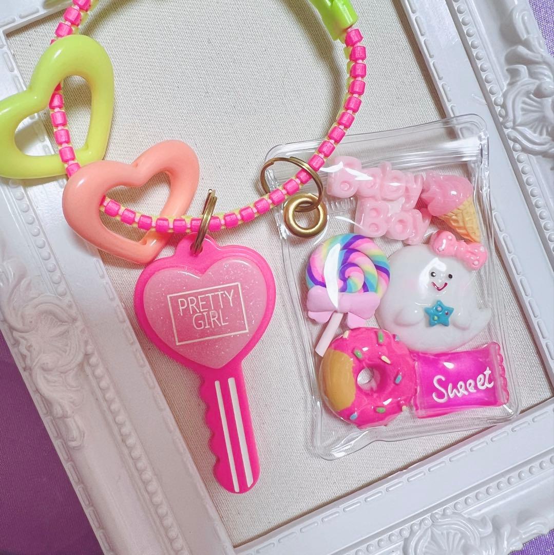 No.250A キャンディバッグ 50個セット ブレスレット キーホルダー